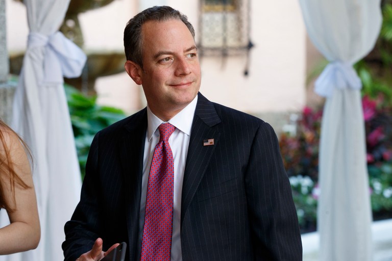 Chief of Staff Reince Priebus said, President Trump's administration is spending a lot of time fighting off stories they say are either false or misleading and it's distracting their work. (AP Photo/Evan Vucci)
