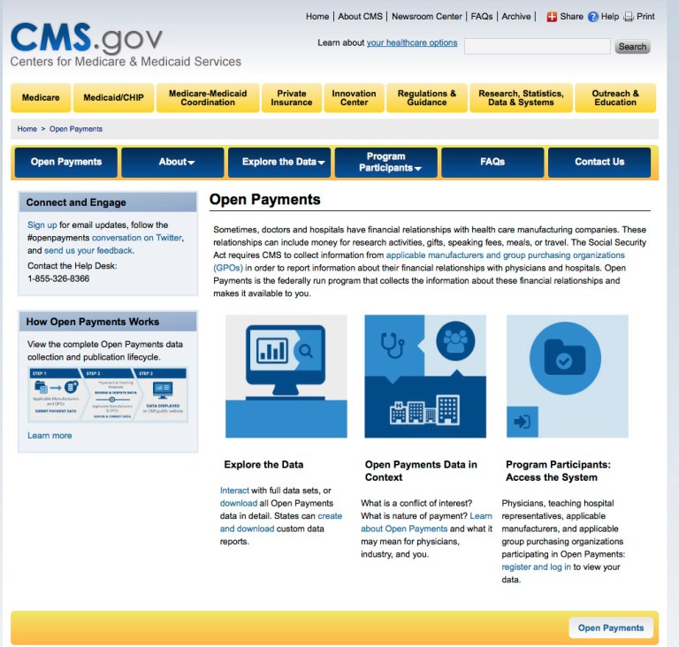 Gov’t website for doc payments not up to snuff