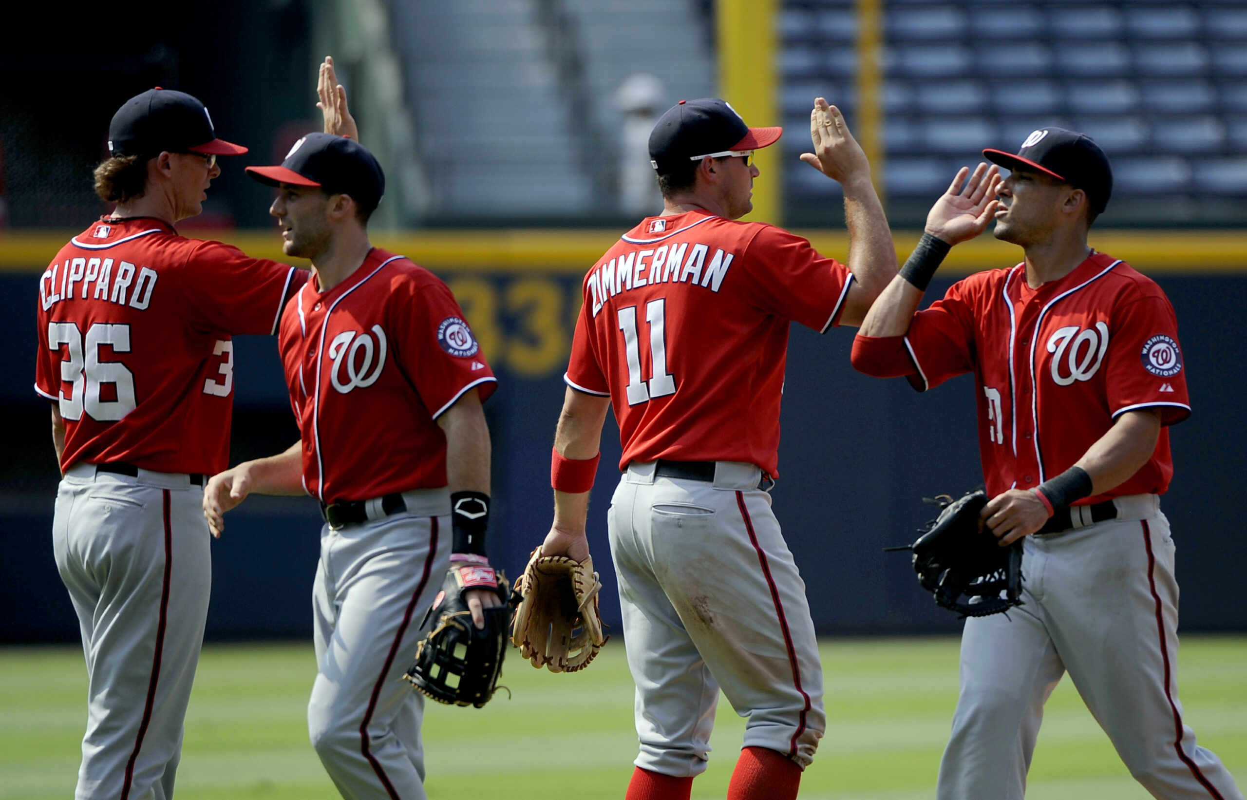 Zimmerman, Nationals top Braves in 105-degree heat