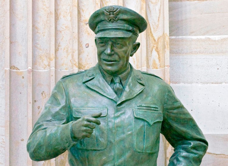 Statue of Gen., later President, Dwight Eisenhower. (Architect of the Capitol)