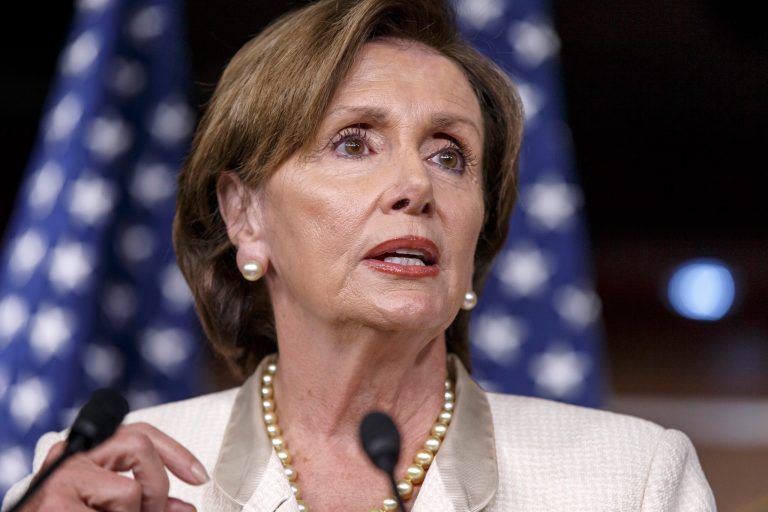 House Minority Leader Nancy Pelosi said she'll vote Wednesday to pass legislation that both funds the government and authorizes President Obama to train and equip Syrian rebels against Islamic terrorist groups in the Middle East, but she will not twist Democratic arms to join her. (AP Photo)