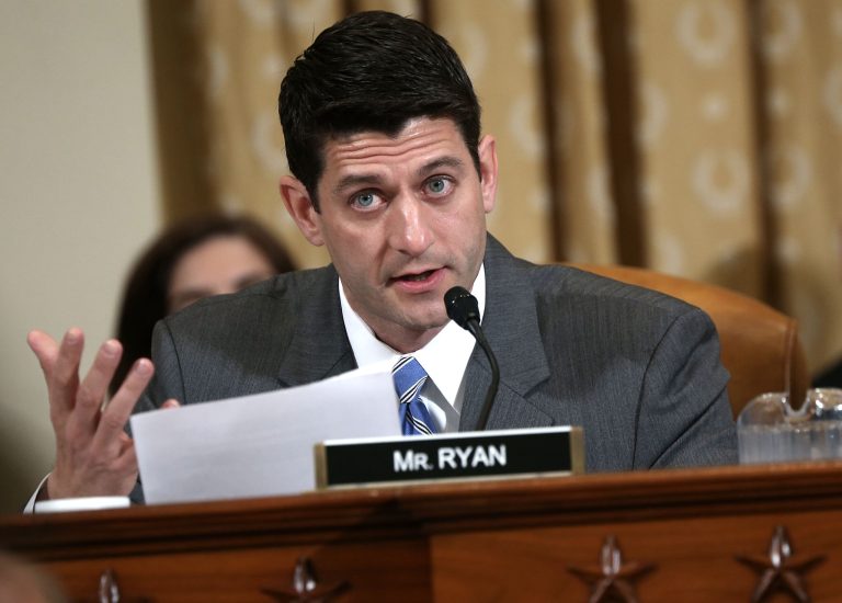 Rep. Paul Ryan, R-Wis., signed a letter to the Congressional Budget Office requesting a new cost estimate of Obamacare in light of the recent delays. (Alex Wong/Getty Images)
