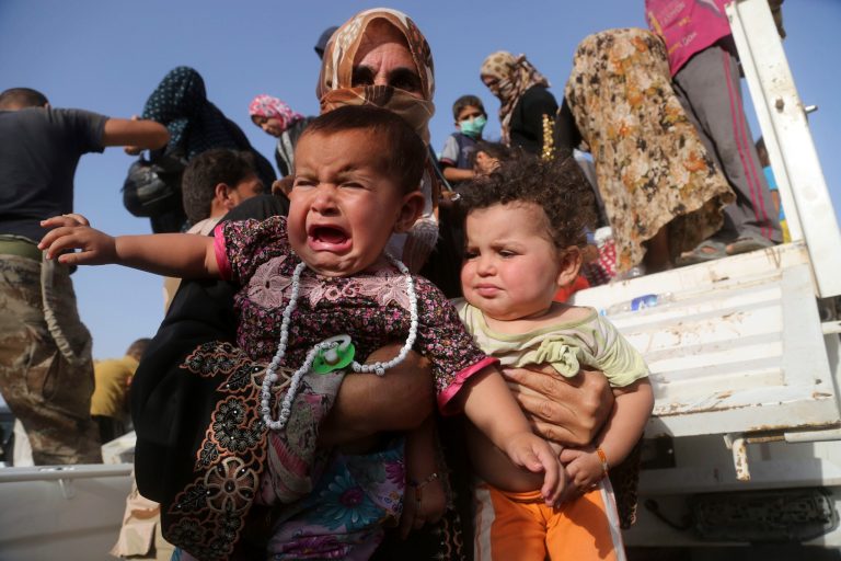 The U.N. Central Emergency Response Fund has already sent $15 million dollars to the region after Islamic State forces flooded Fallujah. (AP Photo)