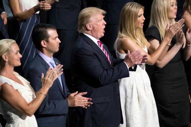 In a tweet after Ted Cruz's speech, Donald Trump said, "Wow, Ted Cruz got booed off the stage, didn't honor the pledge! I saw his speech two hours early but let him speak anyway. No big deal!" (AP Photo)