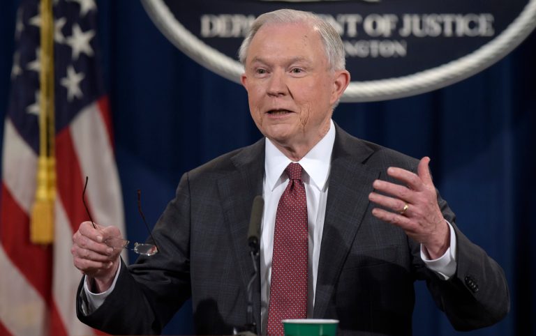Attorney General Jeff Sessions will head to Arizona on Tuesday for a tour of the U.S.-Mexico border, his first such tour as top Justice official. (AP Photo/Susan Walsh)