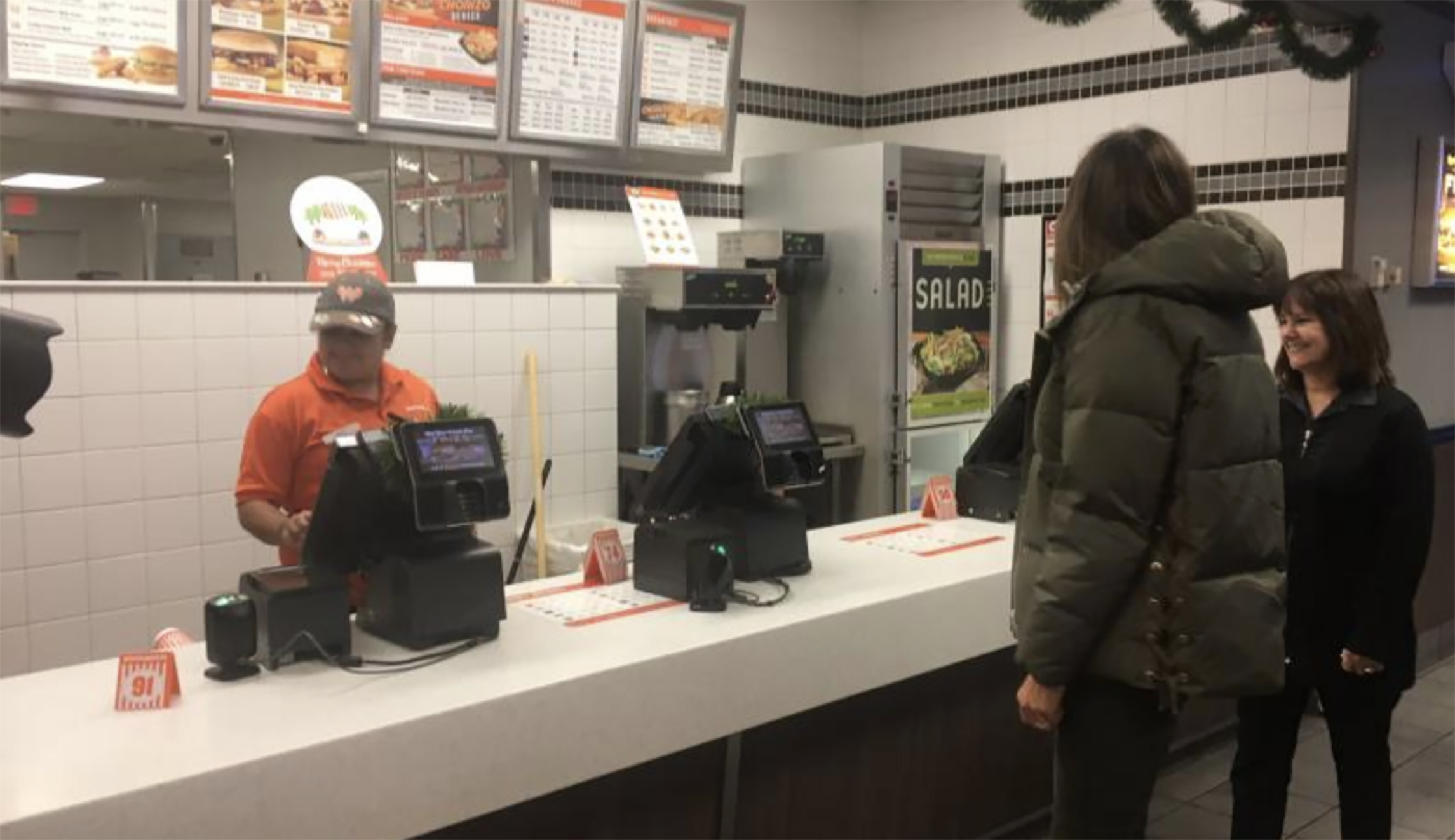 Melania Trump and Karen Pence treat press to Whataburger lunch during Texas visit