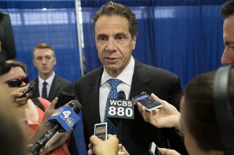 In a major snub, the New York Times editorial board said Tuesday that it will not endorse Gov. Andrew Cuomo for re-election in the state's Democratic primary in two weeks. (AP Photo/John Minchillo)