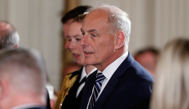 David Lapan, who has worked with Kelly for over a decade, is the leading contender for the job. (AP Photo/Alex Brandon)