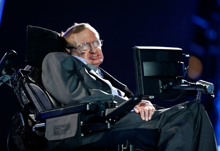 Professor Stephen Hawking warned that increasingly powerful weapons that can cause catastrophic loss of life in a single strike. (AP Photo/Matt Dunham, FILE)