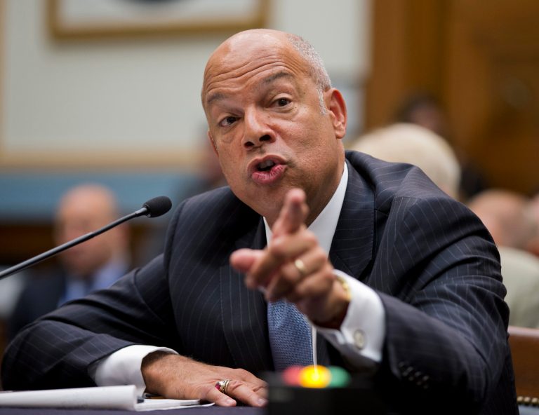 Before testifying Tuesday morning about immigration, Jeh Johnson penned an op-ed in Politico calling on Congress to take three critical steps to help him protect the federal government's information and IT systems. (AP Photo)Â 