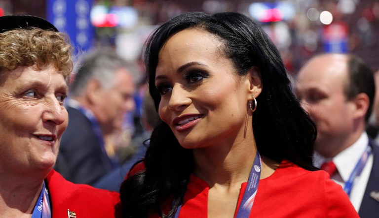 Katrina Pierson, the former presidential campaign spokesman to Donald Trump, publicly called for a staff shake-up at the White House. (AP Photo/Carolyn Kaster)