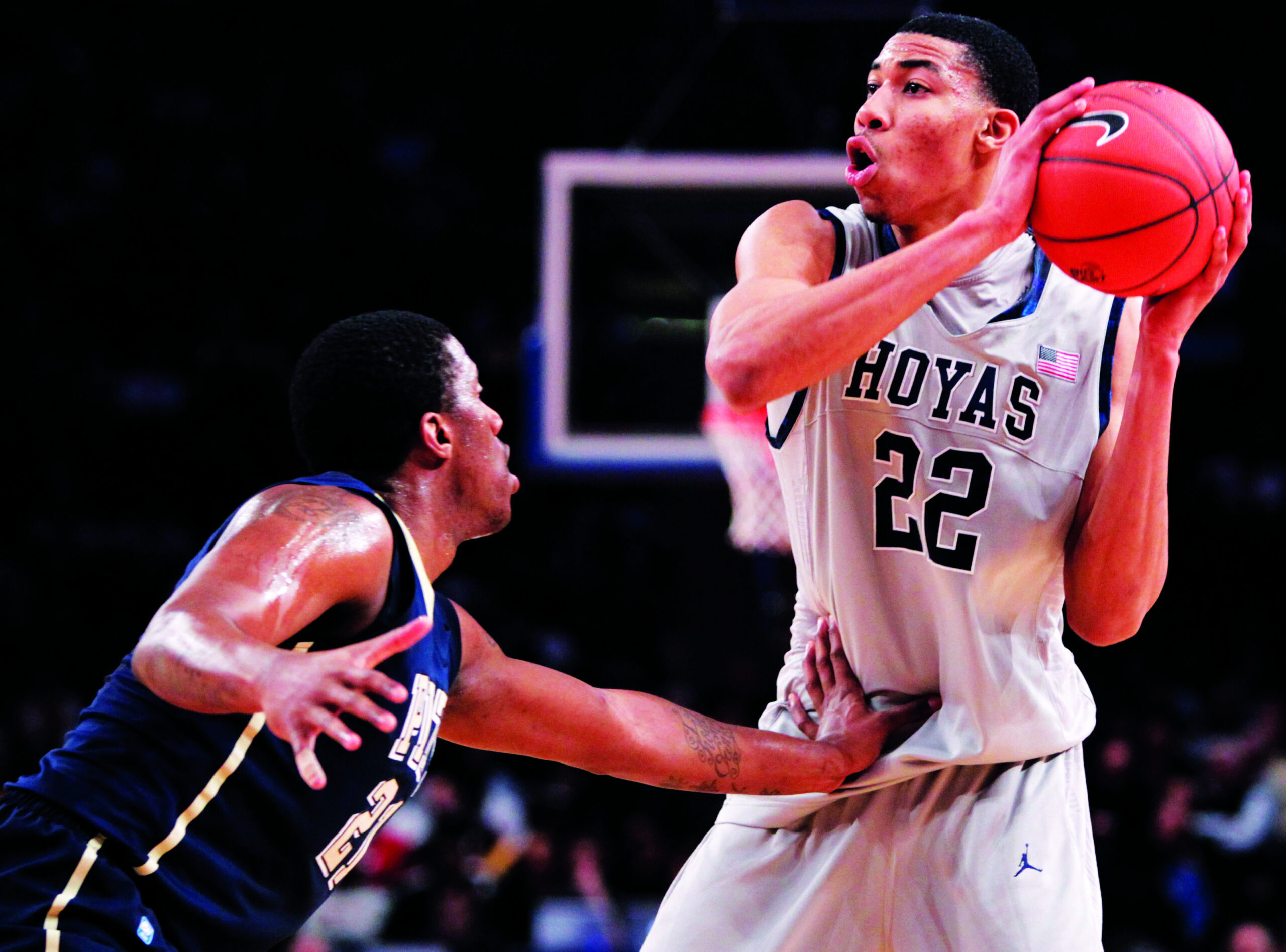 Georgetown’s Porter springs to attention