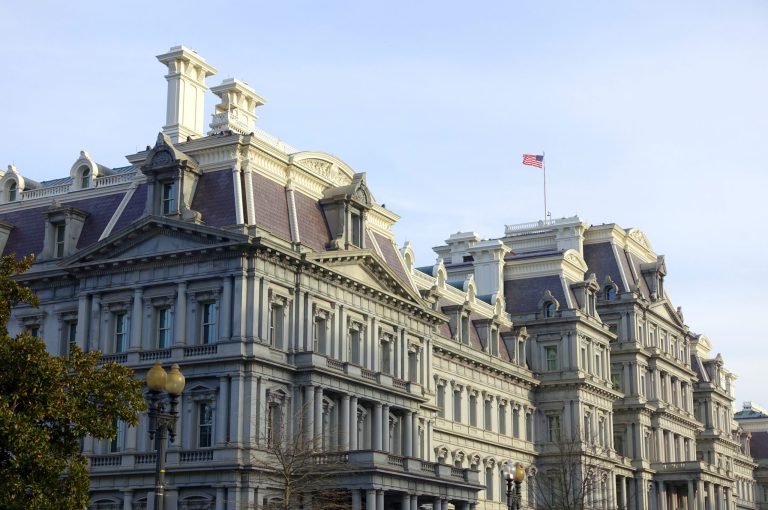 The Eisenhower Executive Office Building in Washington, D.C. is pictured above.