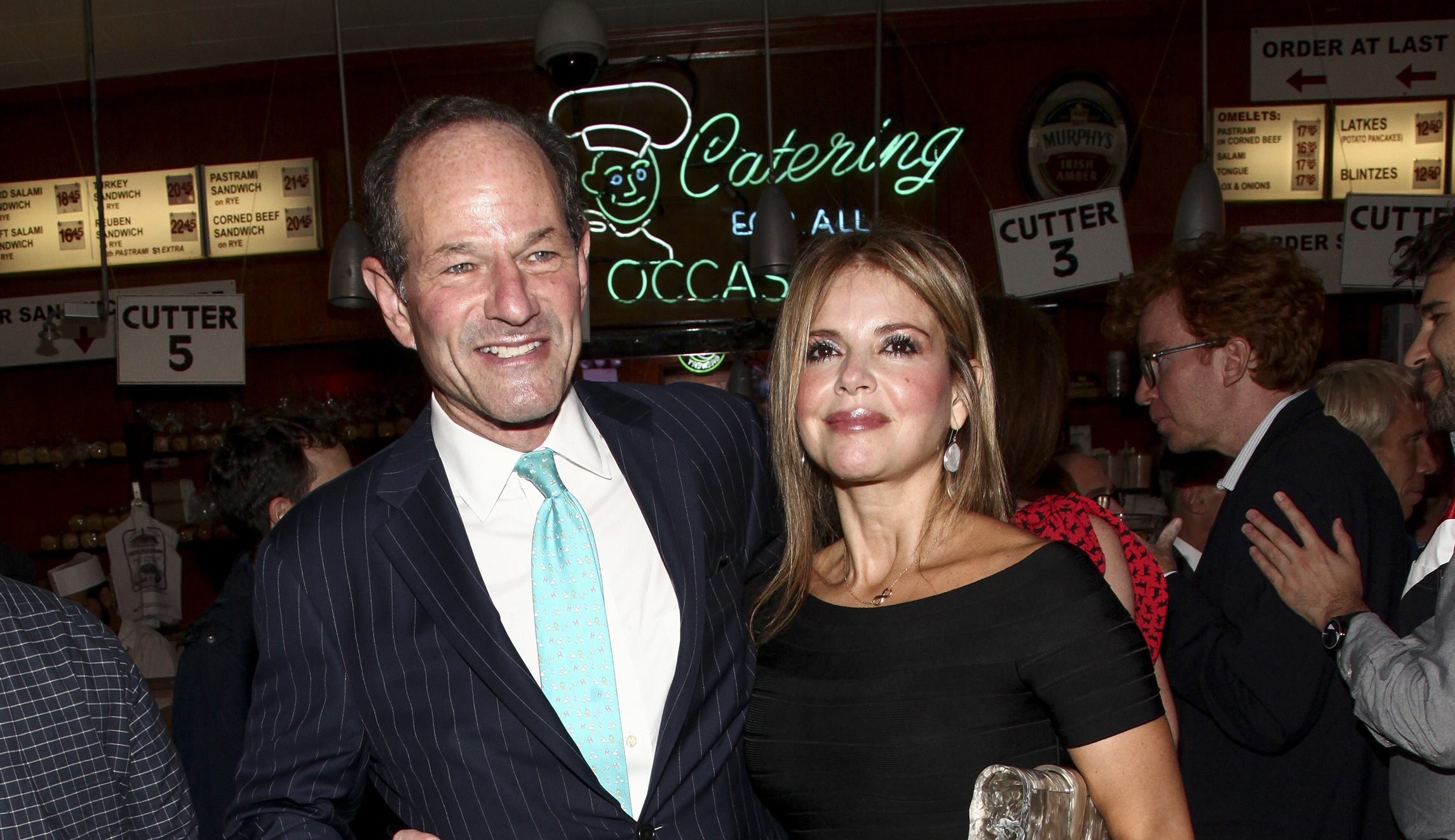 Former New York Gov. Eliot Spitzer engaged