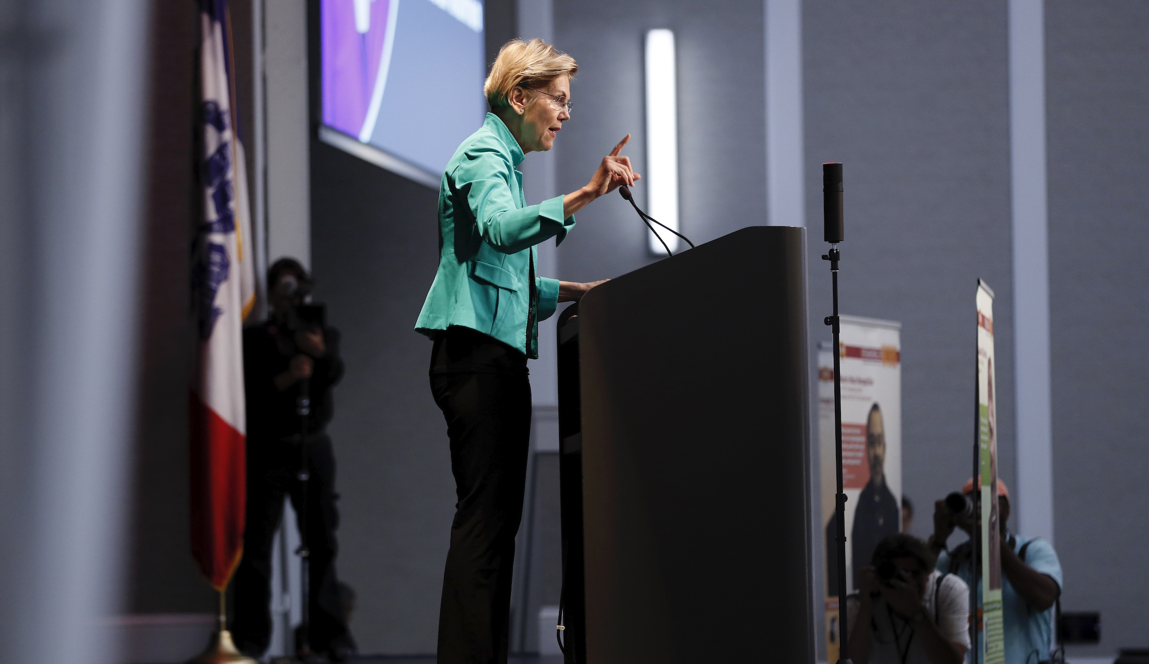 No mention of ‘Medicare for all’ from Warren or Sanders at union event