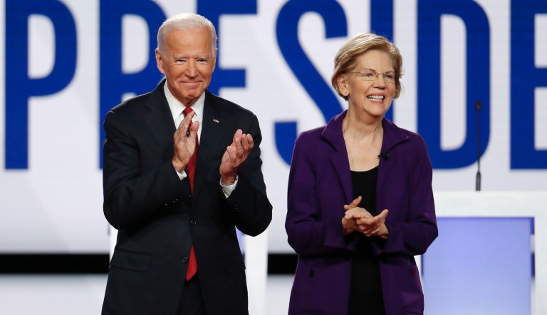 Warren, who crusaded against big fundraisers, headlines most successful Biden high-dollar event yet