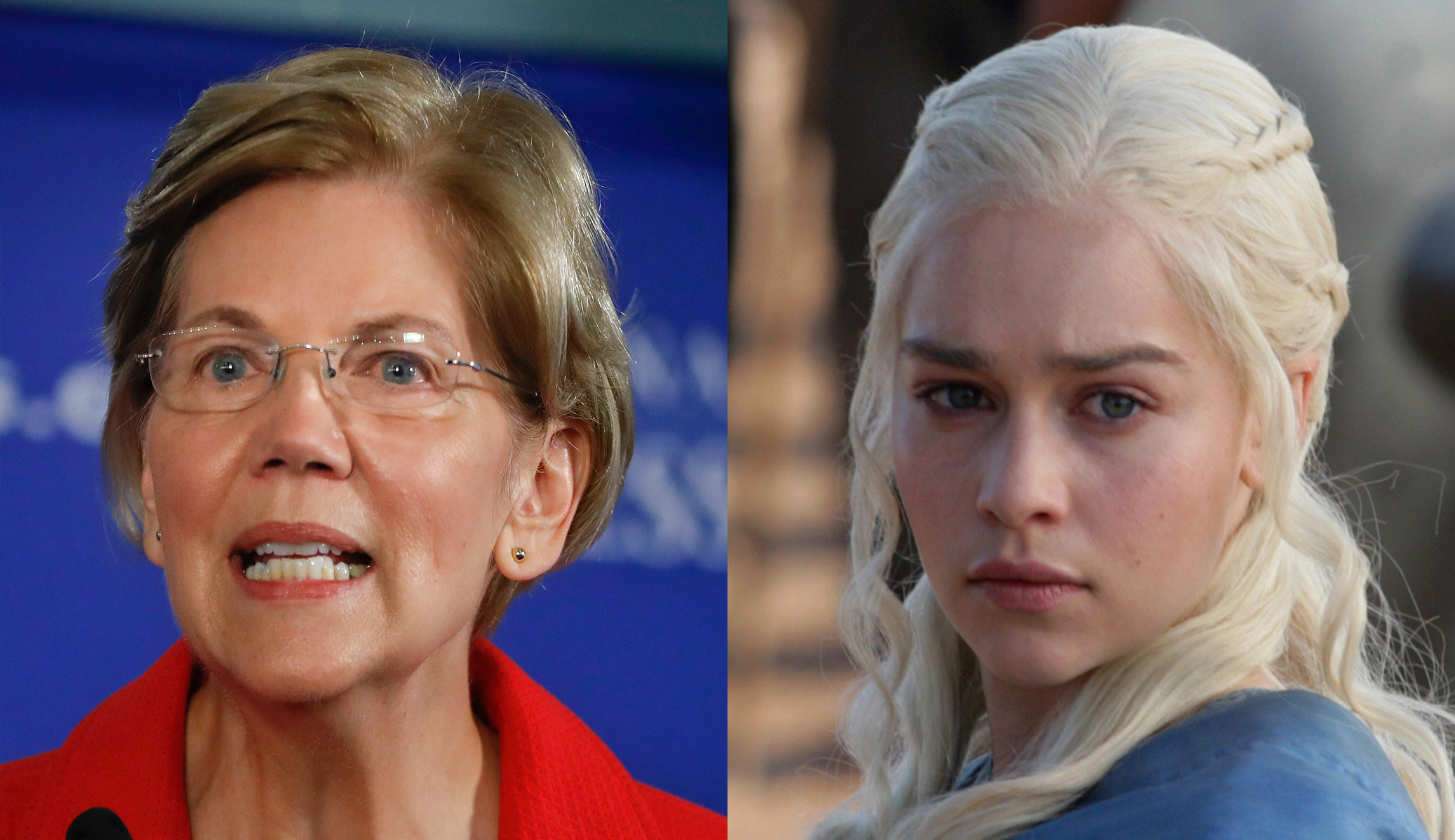 Elizabeth Warren wants Dany to win the Iron Throne because income inequality or 2020 or something