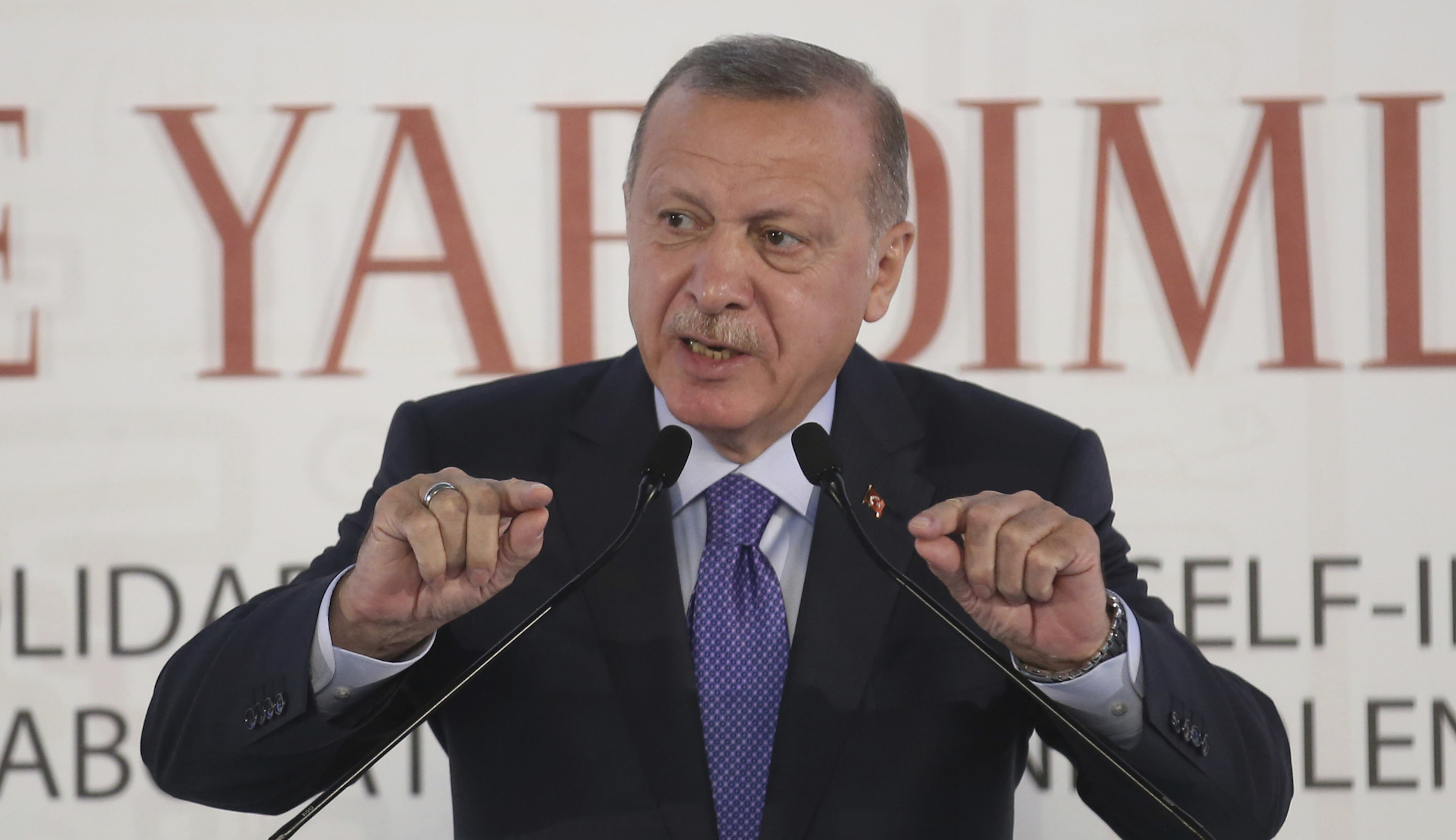 Erdoğan threatens to ‘crush the heads’ of Kurds if they do not leave buffer zone agreed to in ceasefire