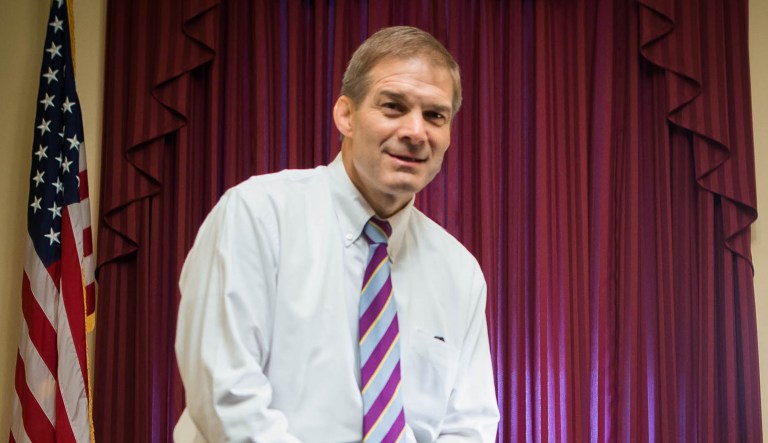 Rep. Jim Jordan, R-Ohio, speaks with the Washington Examiner in his office on Capitol Hill.