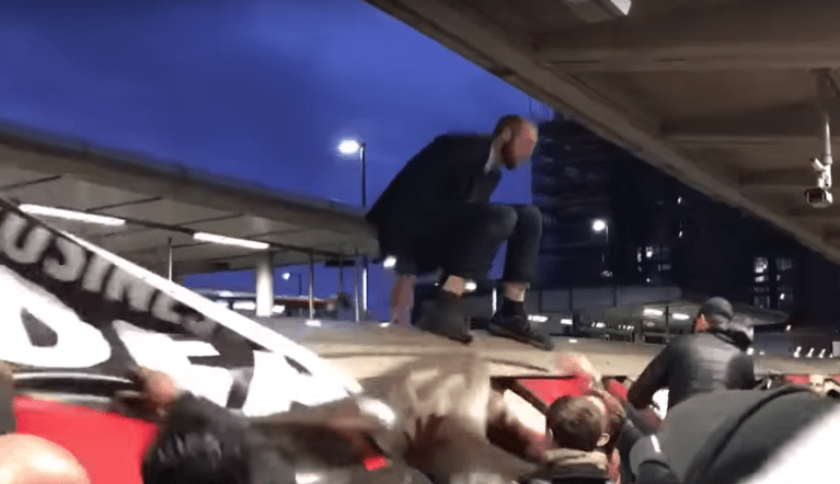 Extinction Rebellion climate protesters in London attacked during morning commute disruption