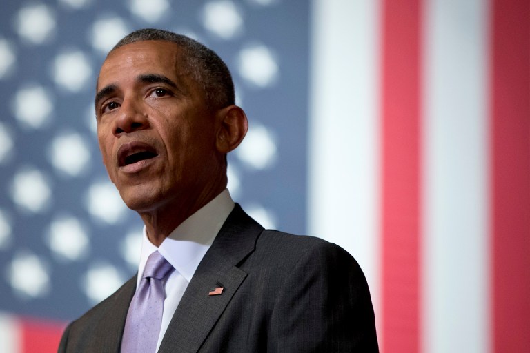 U.S. President Obama said, 