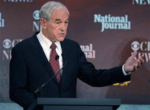 Ron Paul tied for first place in Iowa