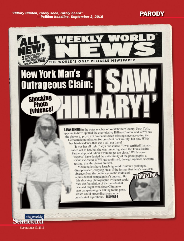 A Brief Glimpse of Hillary