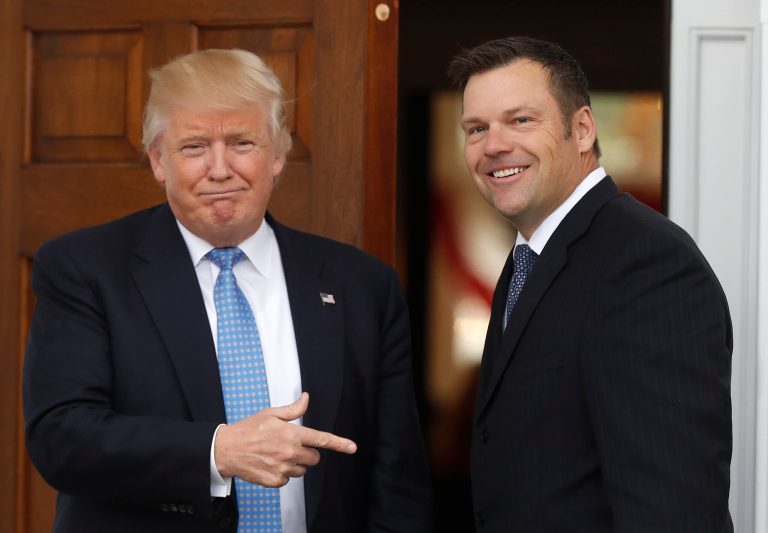 Kansas official Kris Kobach and retired Marine Gen. John Kelly likely to take the top posts (AP Photo/Carolyn Kaster)