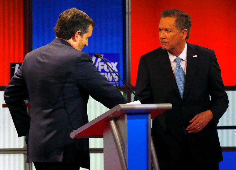 The deal struck between Ted Cruz's and John Kasich's campaigns to stop Donald Trump came two months too late, a Kasich strategist said. (AP Photo/Paul Sancya, File)
