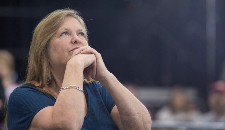 Labeling Toensing a sexist won't shield Sanders from the results of the FBI's probe, but expect her to keep trying anyway. (AP Photo/Mary Altaffer)