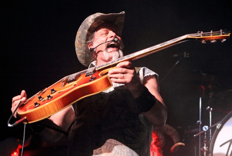 Ted Nugent performs at Rams Head Live on Friday, August 16, 2013, in Baltimore. (Photo by Owen Sweeney/Invision/AP)