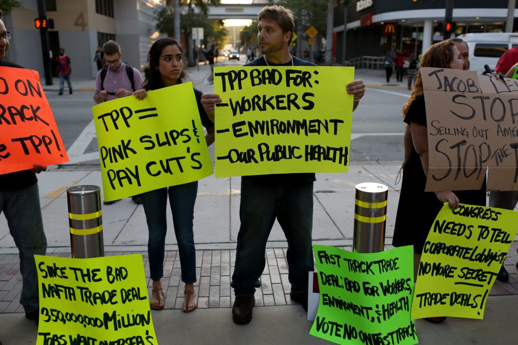 Liberal groups rejecting White House’s trade push