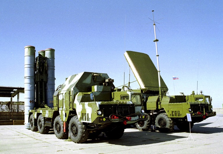 FILE - In this undated file photo a Russian S-300 anti-aircraft missile system is on display in an undisclosed location in Russia. Russia's Deputy Foreign Minister Sergei Ryabkov said Tuesday, May 28, 2013, that Moscow has a contract for the delivery of the S-300s to Syria and sees the deal as a key deterrent against foreign invasion in that country. The Deputy Foreign Minister wouldn't say whether Russia has shipped any of the long-range S-300 air defense missile systems, but added that Moscow isn't going to abandon the deal despite strong Western and Israeli criticism(AP Photo, File)