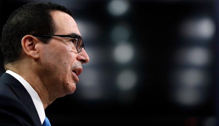 Treasury Secretary Steven Mnuchin said that the administration might now seek only to 