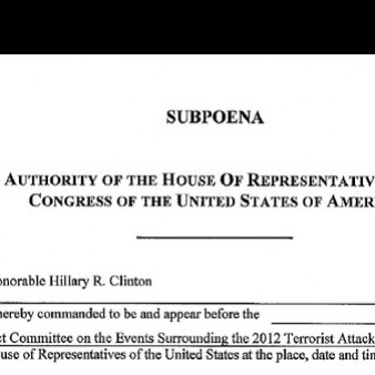 Hillary Email Subpoena Released