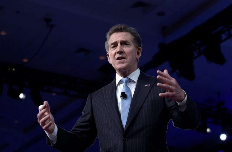 Even though Senator DeMint's people are gone, politics are apparently at Heritage to stay. (AP Photo/Susan Walsh, File)
