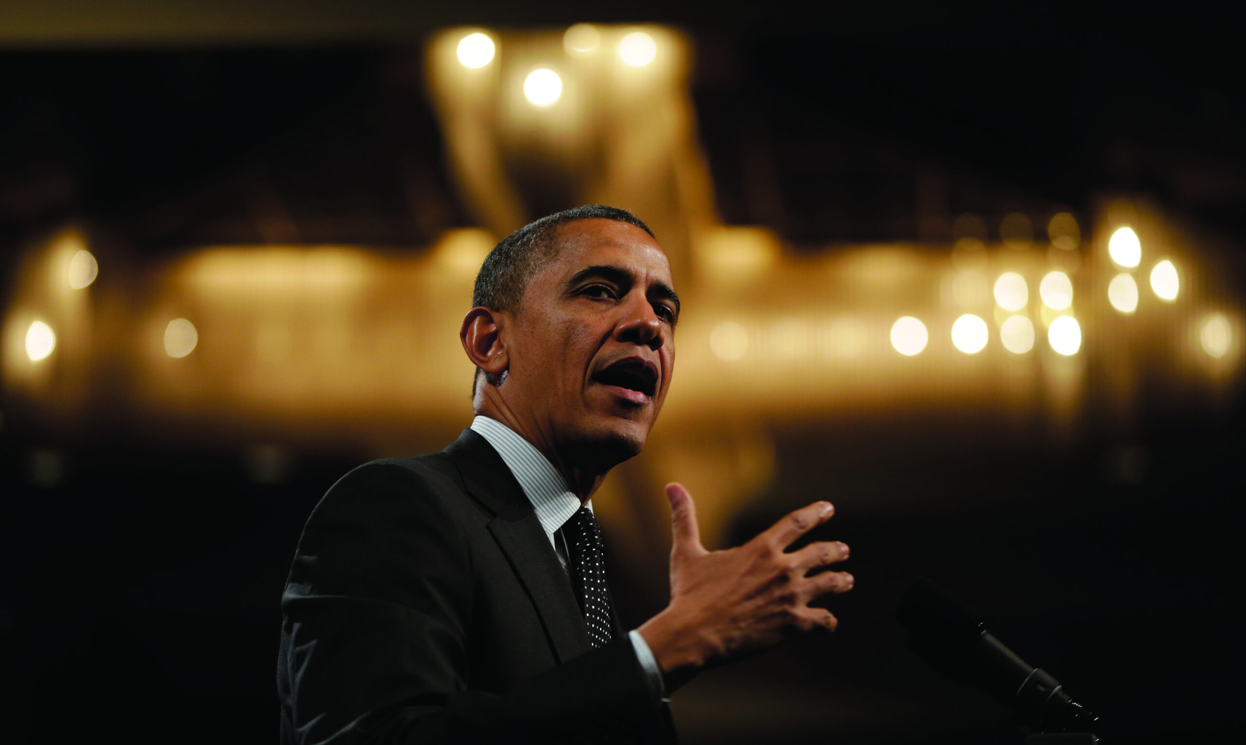 Obama pushes 2nd term agenda to House Democrats