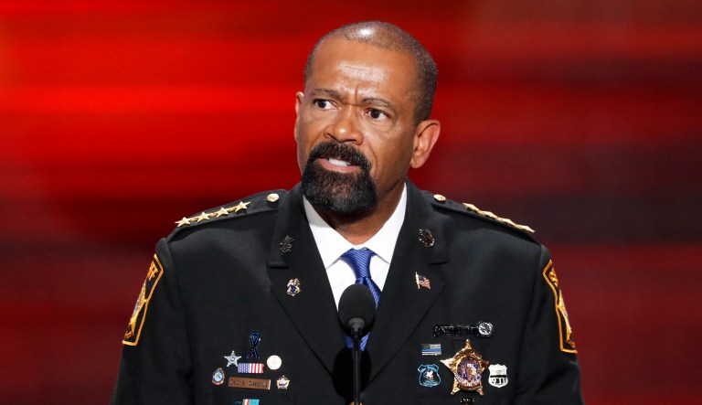 A court filing made public this week says that the FBI obtained a search warrant in March to go through former Milwaukee County Sheriff David Clarke's personal email. This was for an investigation into an incident between Clarke and fellow airline passenger, Dan Black, in January. (AP Photo/J. Scott Applewhite, File)