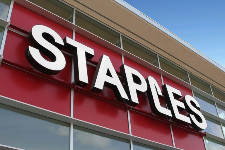 Office supply chain Staples is investigating a possible breach of credit card information. (iStock Photo)