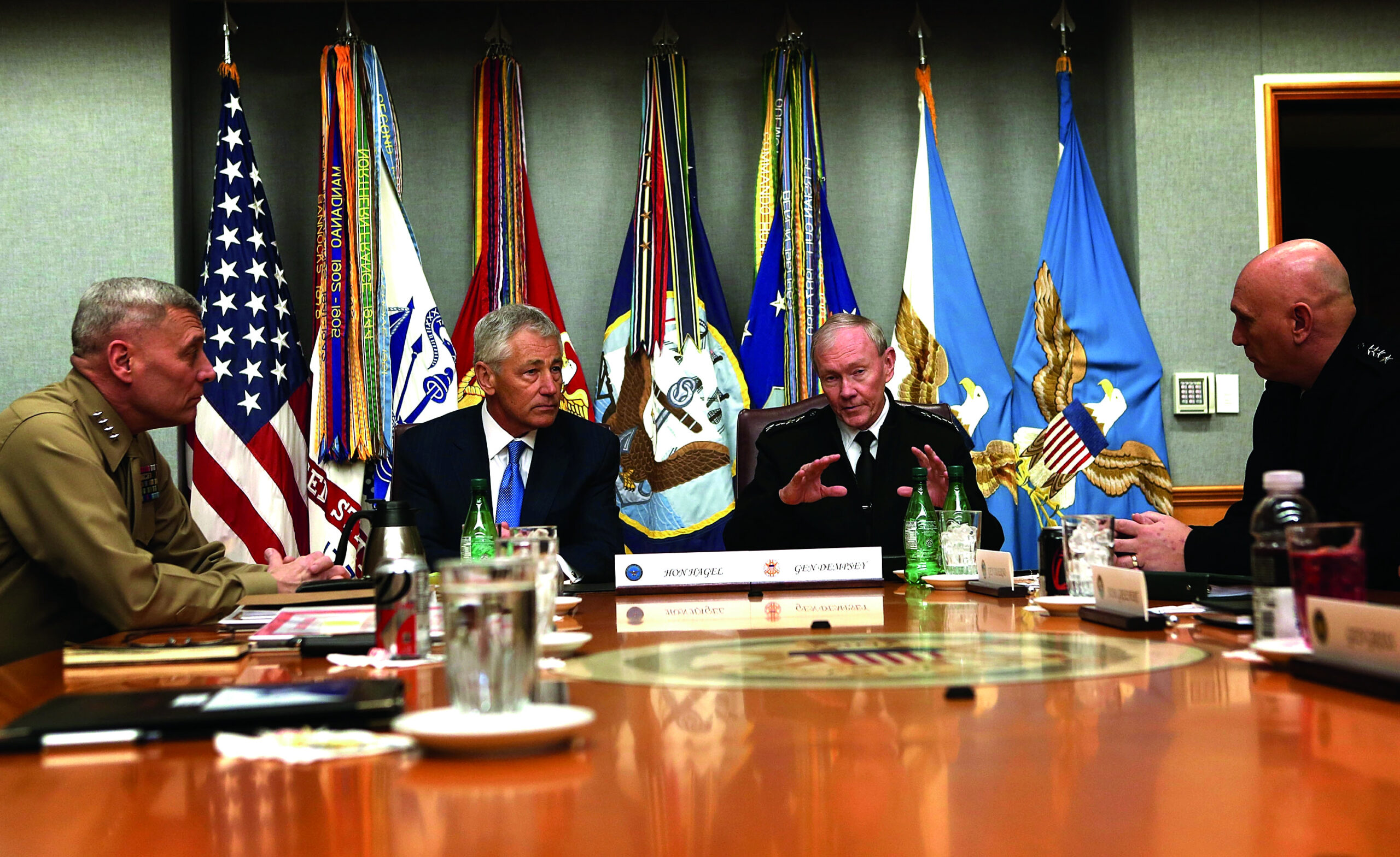 Top brass weighs on Pentagon