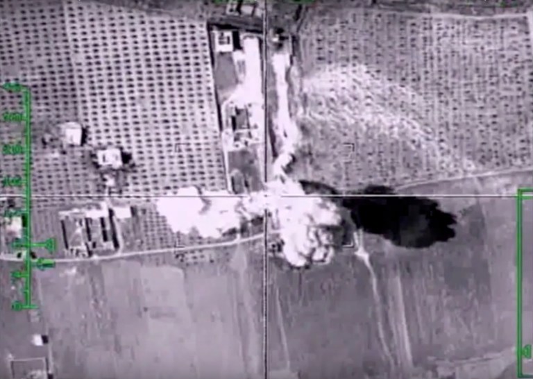Russia isÂ carrying out airstrikes on Islamic State fighters in Syria. (AP Photo/ Russian Defense Ministry Press Service)