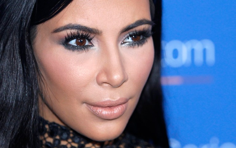 The National Rifle Association argued Monday that the tough gun control laws in Paris weren't enough to prevent Kim Kardashian from being robbed at gunpoint over the weekend. (AP Photo/Lionel Cironneau, File)