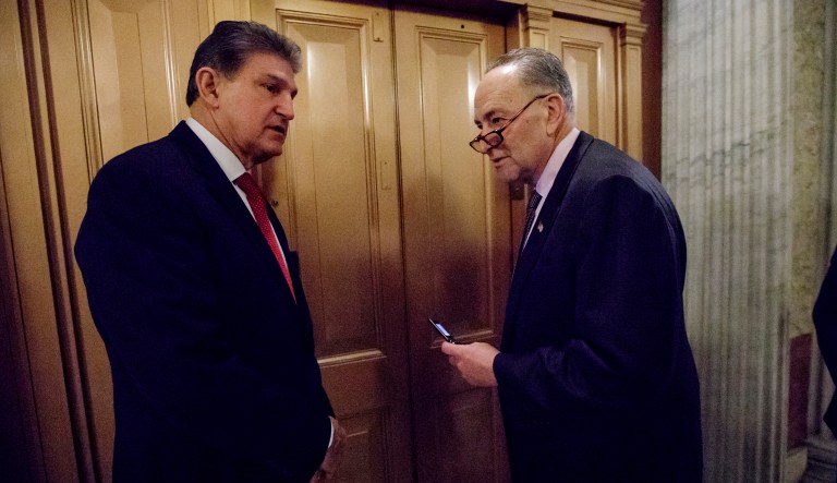 Sen. Joe Manchin said he told Sen. Chuck Schumer during the shutdown he thinks the Senate 