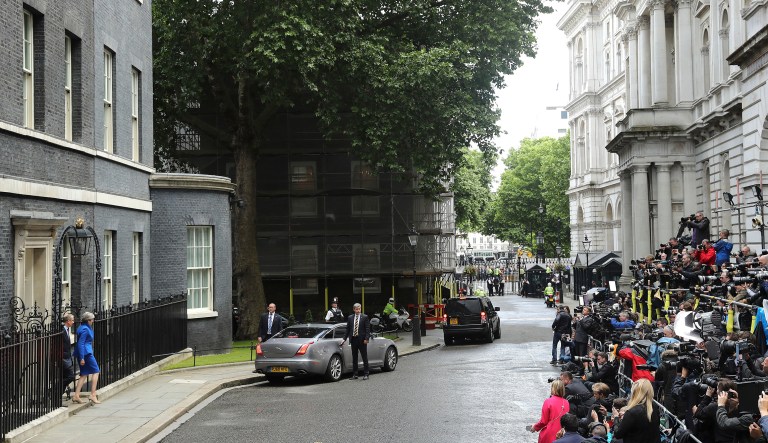 It is hard so soon after the vote to properly internalize the magnitude of May's failure and Jeremy Corbyn's success. Corbyn may not be prime minister any time soon, but he has exceeded all expectations while May cratered in spectacular fashion. (AP Photo/Tim Ireland)