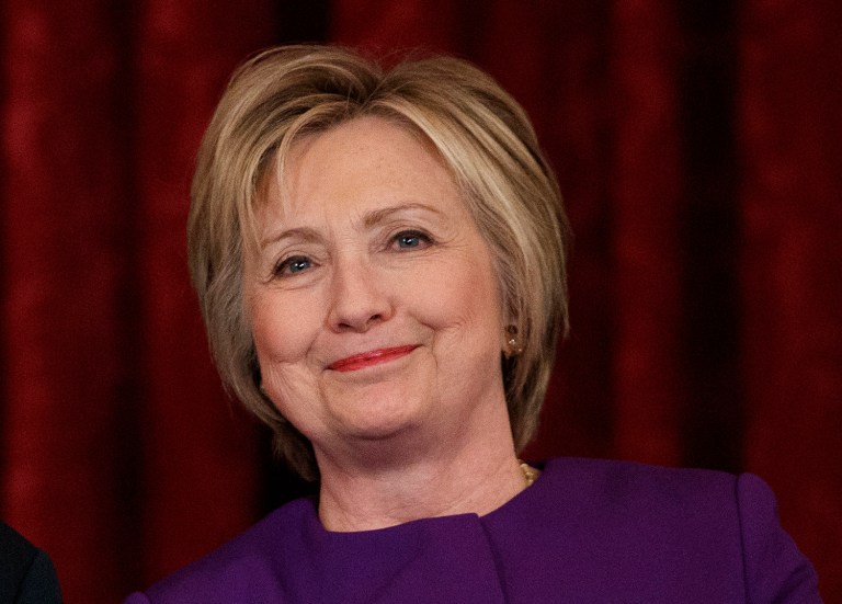 Hillary Clinton may have been the least surprised person in her campaign when President Trump defeated her for the White House, a top aide said. (AP Photo/Evan Vucci)
