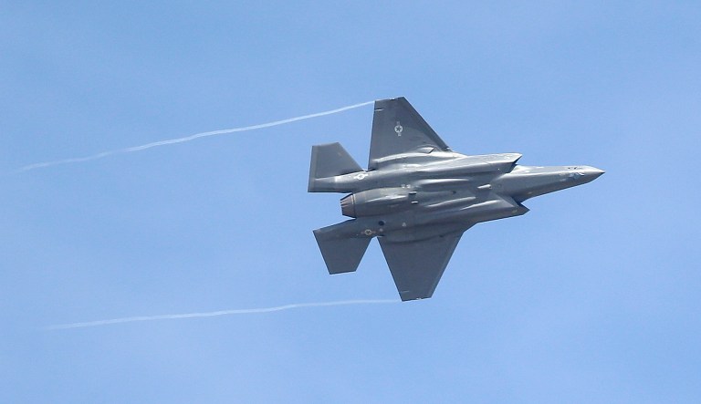 An F-35 jet arrives at it new operational base Wednesday, Sept. 2, 2015, at Hill Air Force Base, in northern Utah. Two F-35 jets touched down Wednesday afternoon at the base, about 20 miles north of Salt Lake City. A total of 72 of the fighter jets and their pilots will be permanently based in Utah.