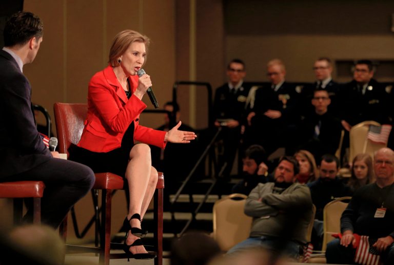 The conservative nonprofit says Fiorina's statements on entitlement reform are 