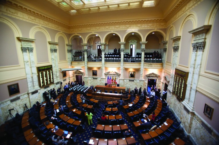 The House Chamber Feb. 2, 2010, in Annapolis, Md. (AP Photo/Rob Carr)