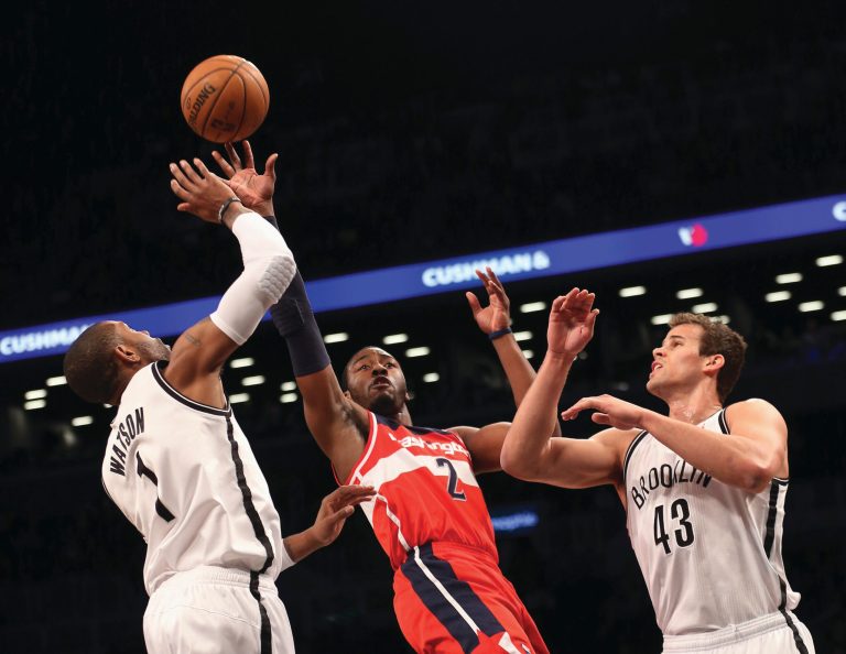 Bruce Bennett/Getty Images
Wizards guard John Wall, who scored a career-best 18.5 points per game, is eligible for a maximum contract extension this summer.