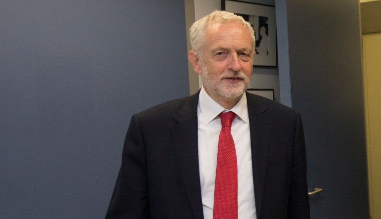 Jeremy Corbyn, leader of the Labour Party, has a real chance of becoming Britain's next prime minister. (AP Photo/Olivier Hoslet, pool)